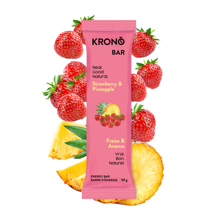 Strawberry & Pineapple Energy Bars – Box of 12