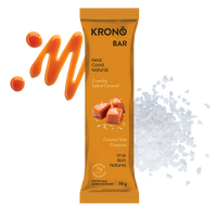 Crunchy Salted Caramel Protein Bars – Box of 12